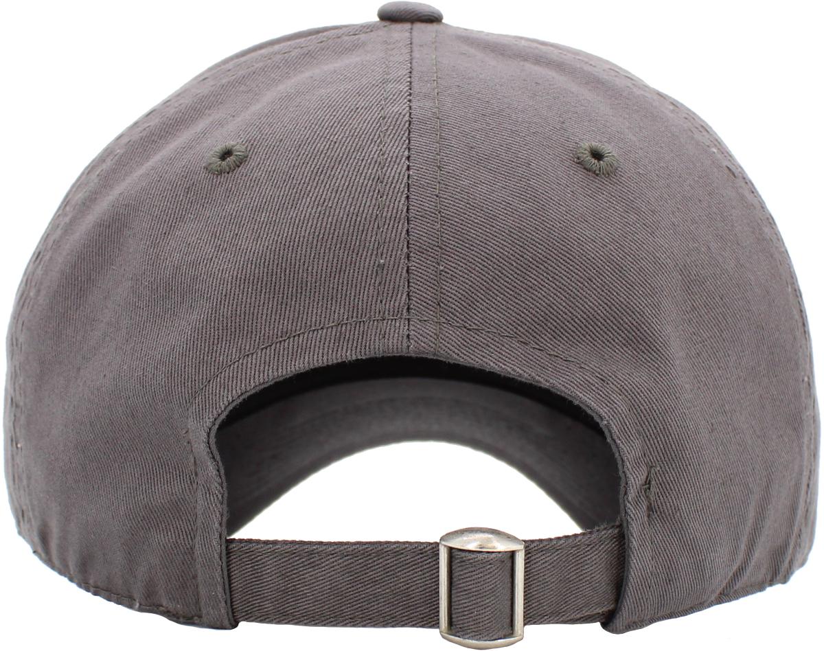 Dark Gray dad hat rear view
